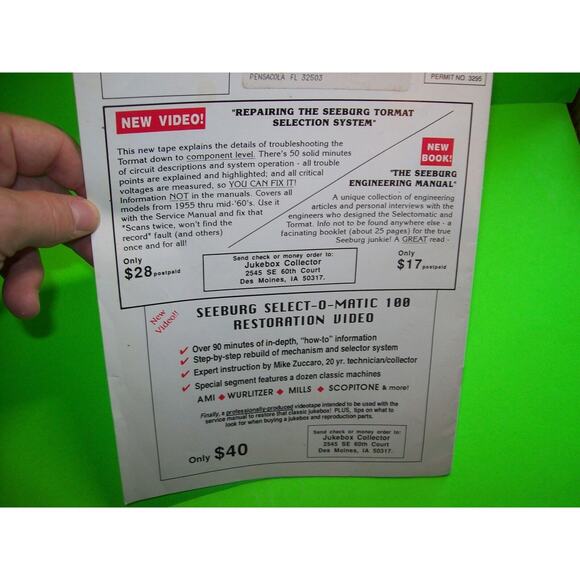 Jukebox Collector Magazine Fall Catalog 1994 Phonograph Music Mini Issue - Picture 3 of 3